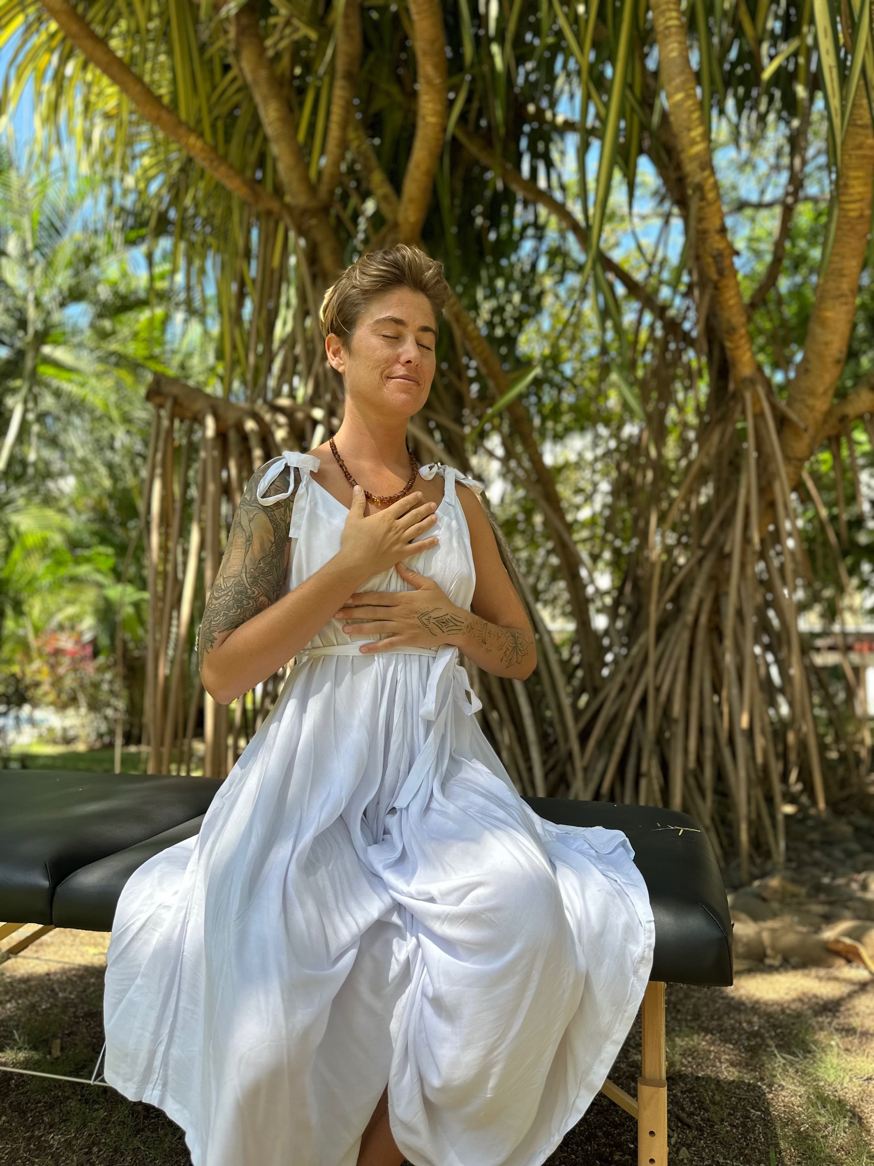 Heather in meditation